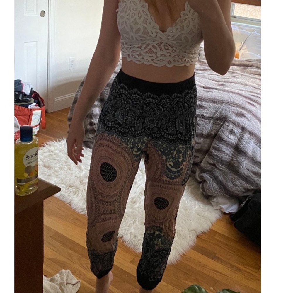 Soft Multi-Colored Patterned Genie Pants